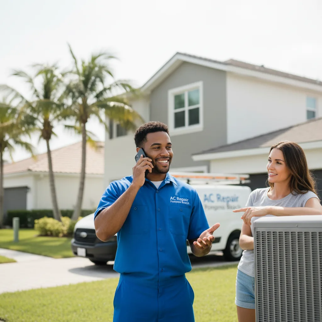 AC Repair Pompano Beach customer support in Dewy Rose